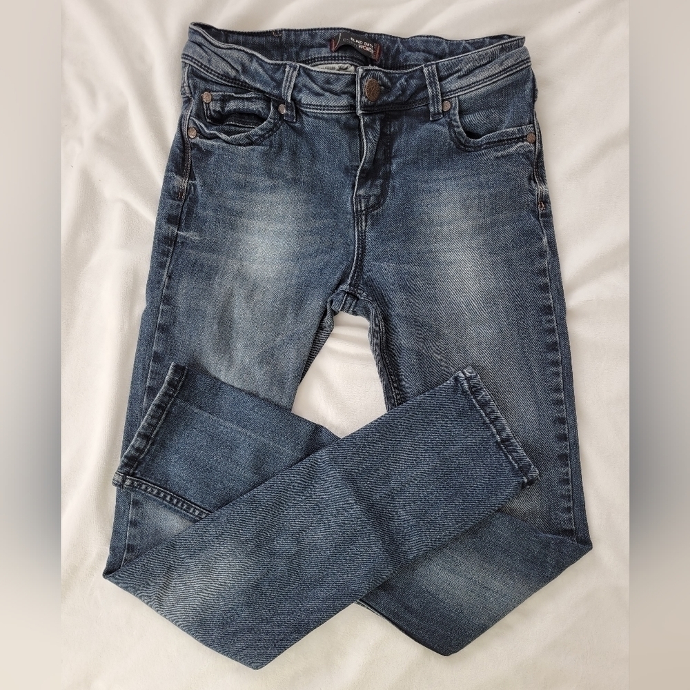 Blind Date EnimWomen dark wash straight leg/skinny jeans 36S